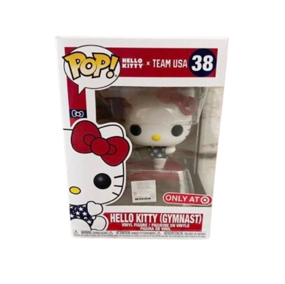 FUNKO POP SANRIO Hello Kitty Gymnast 38 Team USA Target Exclusive Vinyl Figure